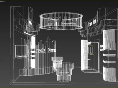 exhibition 3D model 3
