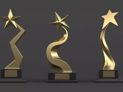 Trophy Cups 3D model 110