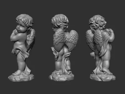 Baby  Angel Figure Model - Printable 3D print model