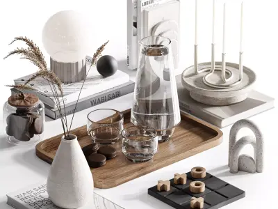 Decorative set03 3D model