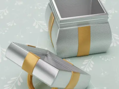 Christmas Present Gift Box 3D print model