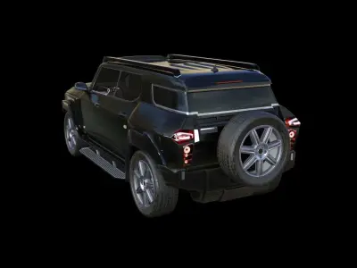 Suv Car Low-poly 3D model