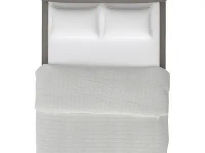 Cloud Low Profile Bed 3D model