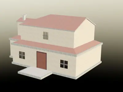 3d house 3D model