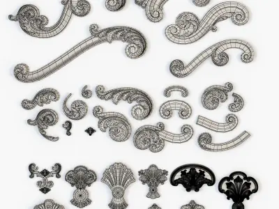 Architectural kit bash cnc 3D model