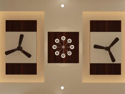 Modern Living Room 3D model 10