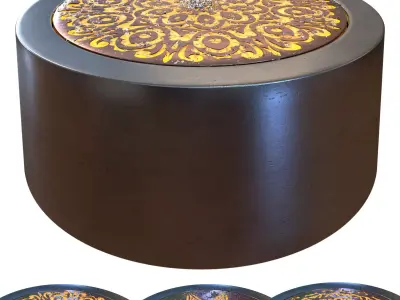 Maroq Light up Water Feature - Fountain 3D model