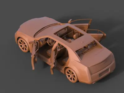 Chrysler 300C  3D print model