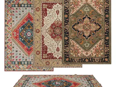 Rugs No 851 Low-poly 3D model
