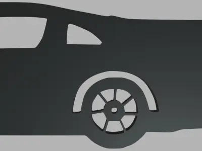 Nissan Fairlady Z 32 Veilside 1994 Key Ring 3D print model