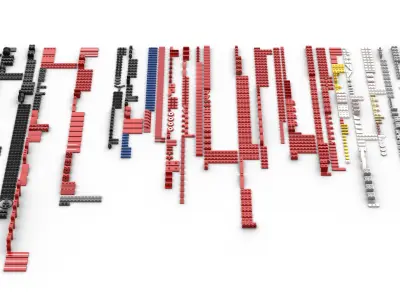 TwindBricks3D - 10321 Corvette 3D print model