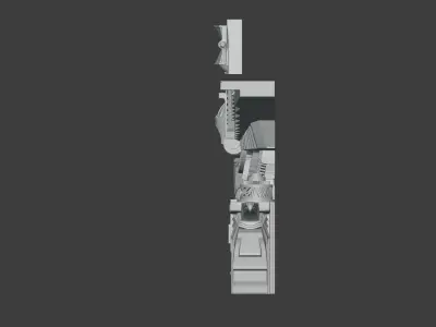 Winged Art Deco Emblem 3D Printable 3D print model