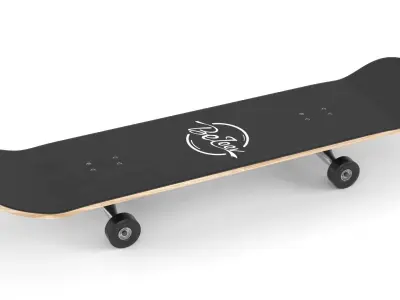 Skateboard two skateboards 3D model
