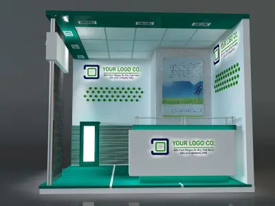 Booth Exhibition Stand a648c  3D model