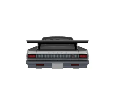 DODGE CHARGER R T Upgraded Low-poly 3D model