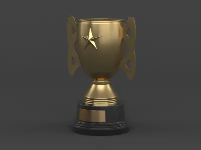 Trophy Cups 3D model 46
