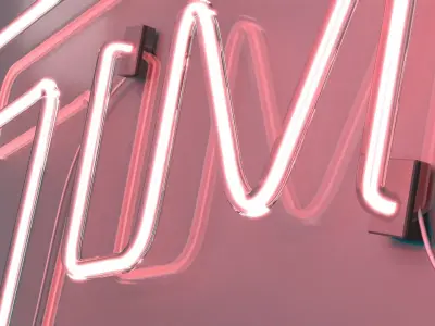 Good Times - Neon Sign 3D model