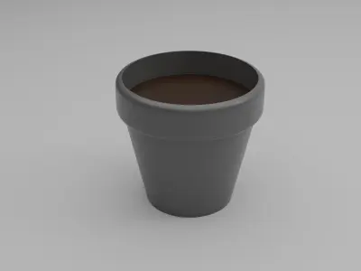 Simple Pot Free 3D model