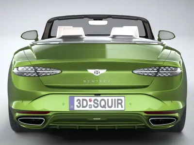 Bentley Continental GTC Speed 2025 3D model