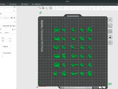 TwinD Lego  - Minifigure Hair pack 2 3D print model