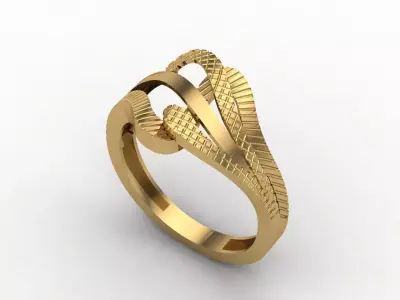 Women Plain Ring STL Models Womens Ring 3dmodels 3D print model 3D print model 23