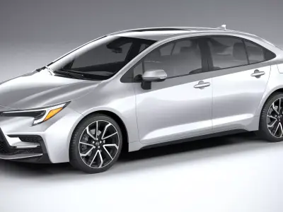 Toyota Corolla Sedan HSE 2023 3D model