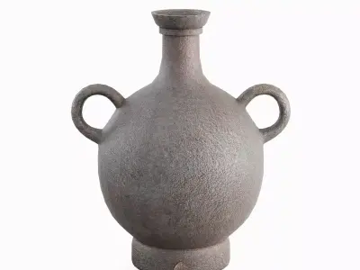 Medieval Decor Vase 02 Low-poly 3D model