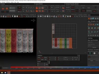 Theater curtain 3D model