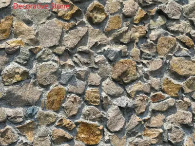 Ultra realistic Decorative stone wall geometry 5 3D model