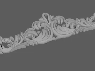 dekor etsy - ornate crown die 3D model