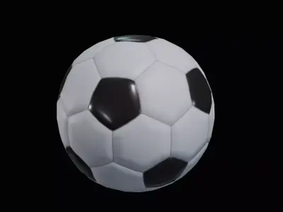 Soccer Ball Low-poly 3D model purchase