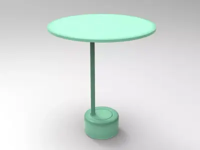 Okio Side Table Low-poly 3D model