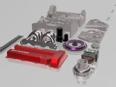 SR20 HQ Addon pack for RC 3D print model