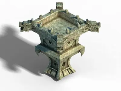Stone Town Magic Cave - Miscellaneous - Ding 3D model