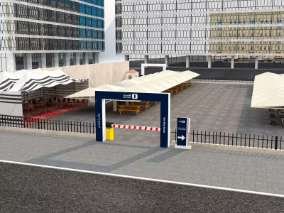 parking event  3D model