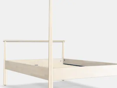 GJORA Bed frame 7 Low-poly 3D model