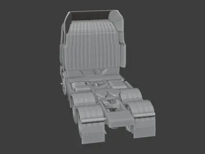 Scania truck model made for 3d printer 3D print model