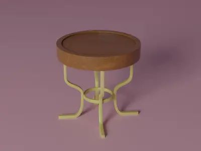 Fancy side table 3D model