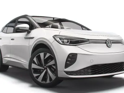 VW ID 4 GTX 2021 3D model