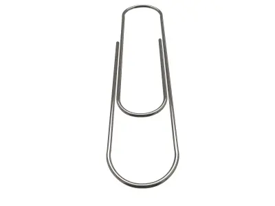 Paperclip paper clip Low-poly 3D model
