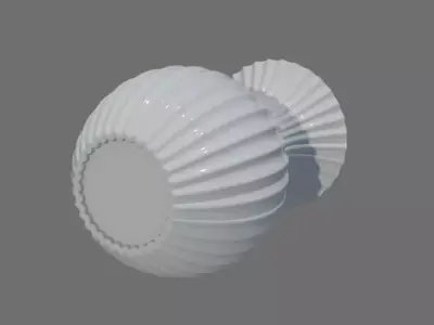 Vase shell Free 3D model