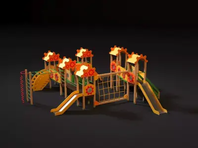 Children playground 3D model