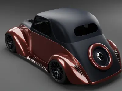 Fiat 500 Topolino 1936 - Modified 3D model