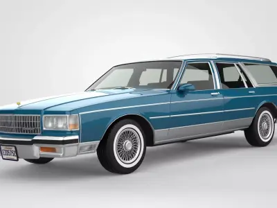 Chevrolet Caprice Estate 1989 3D model