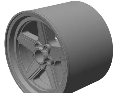 AMG Penta 164 RIMS FOR HOTWHEELS 3D print model
