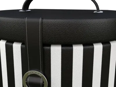 Round Decor Box - Jewellery Box 3D model