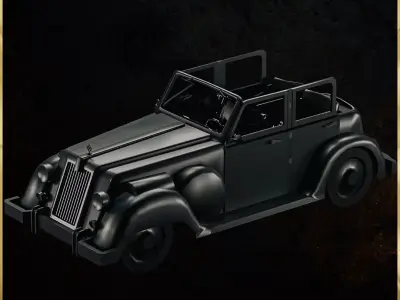 Agent Car - 3D ASSET - Game Ready - 3D Art Low-poly 3D model