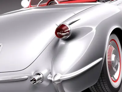 Chevrolet Corvette 1953 3D model
