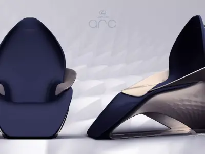 Basic car seat concept 3D model