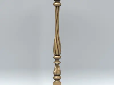 Baluster 002 3D model